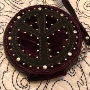 Lucky Velvet Wristlet
